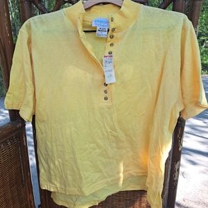 Croquet Club vintage large shirt🌼🌻🏵💐